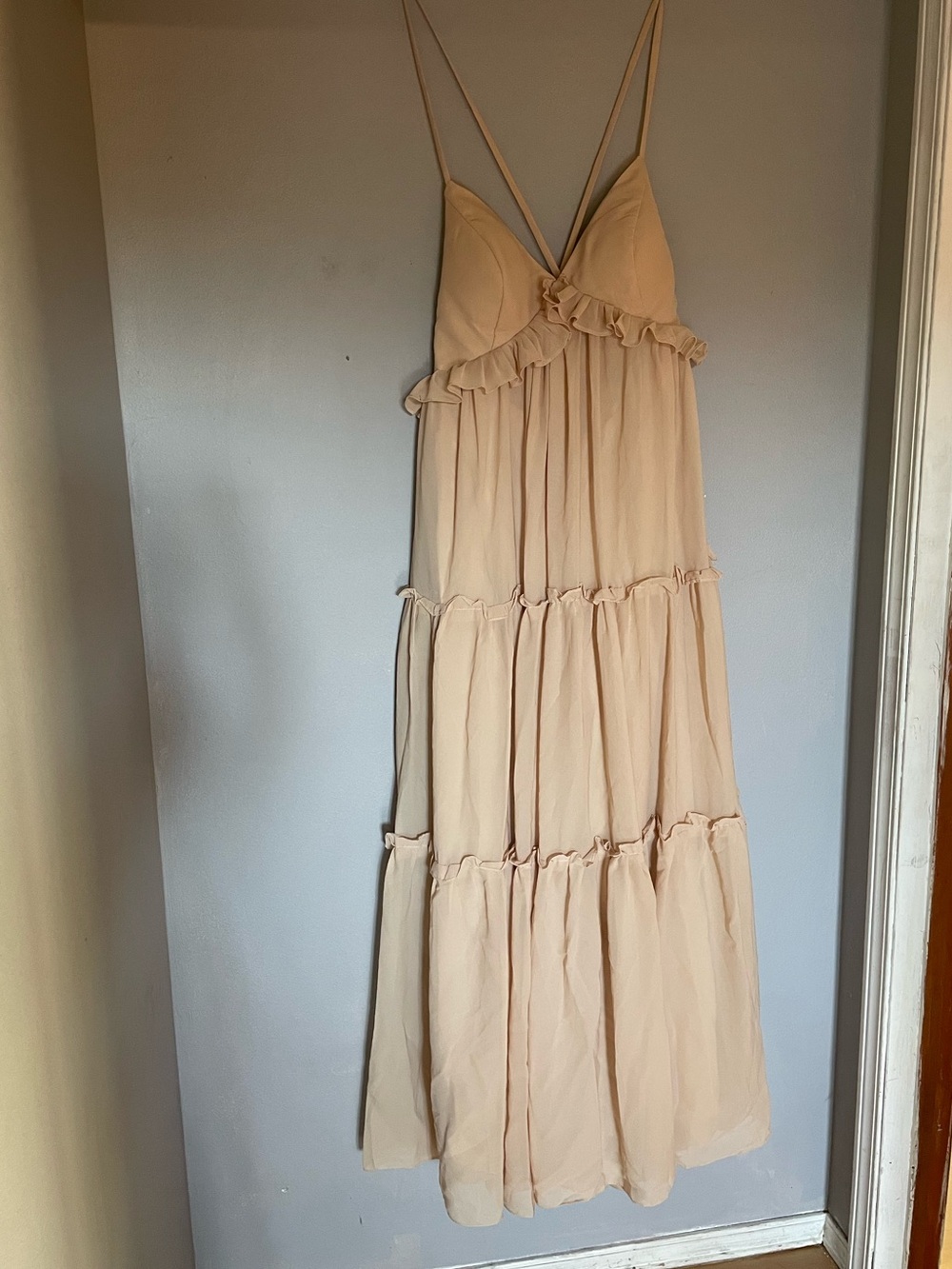 Flowy floor length dress